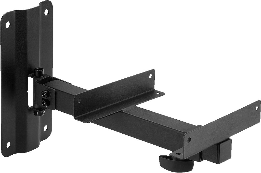MONACOR PAST-550/SW Wandhalter für Standard-Holzboxen