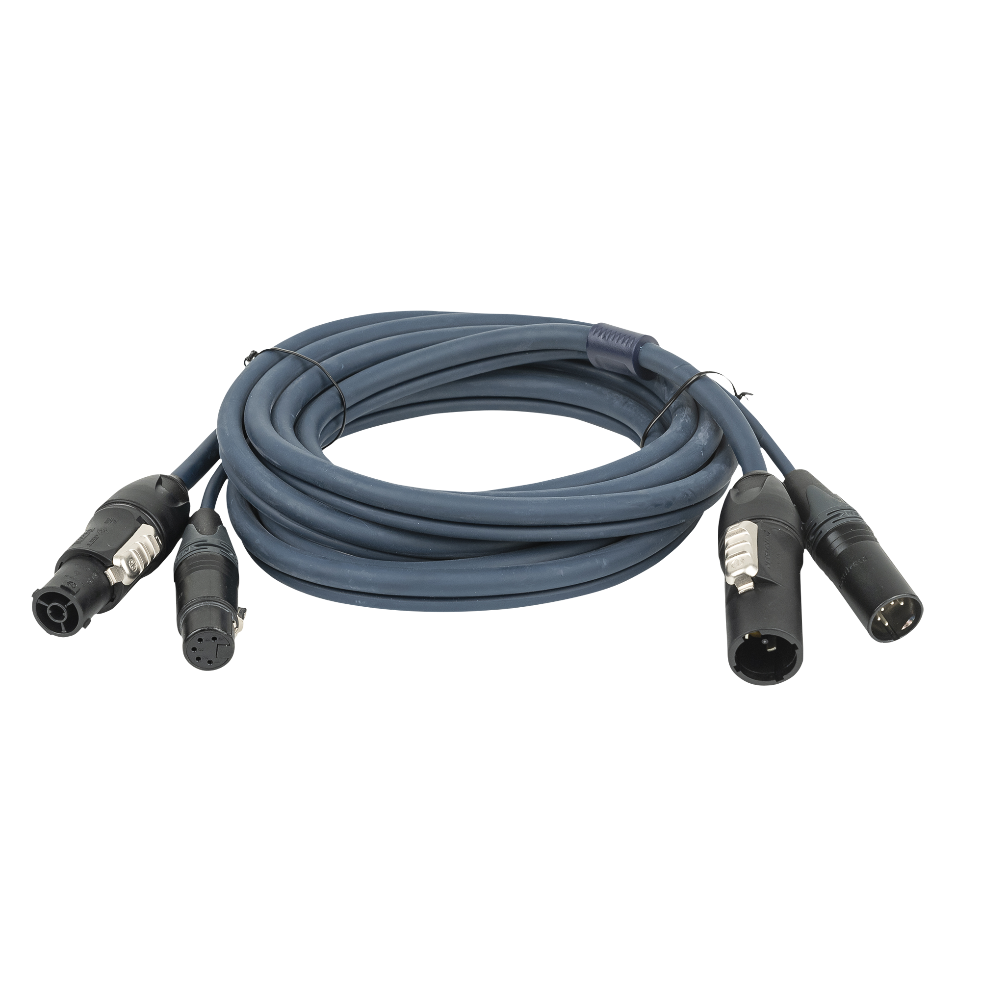 DAP FP-14 Hybrid Cable - powerCON TRUE1 & 5-pin XLR - DMX / Power DMX & Strom - 6 m