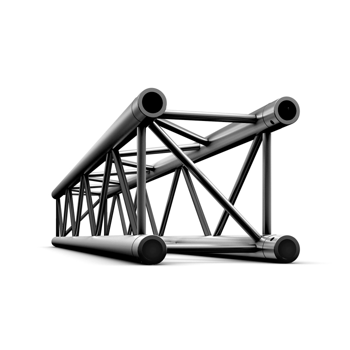 MILOS Pro-30 Square F Truss - Straight QTF2000 - 2000 mm - black