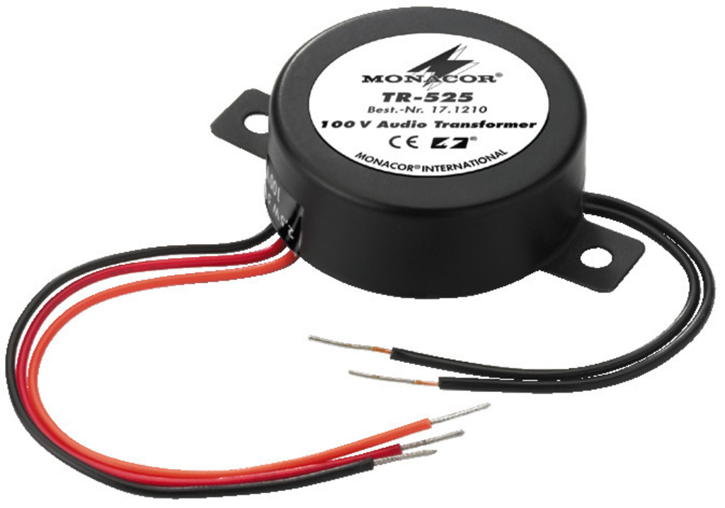 MONACOR TR-525 100-V-Audio-Ringkern-Transformator, 5 W