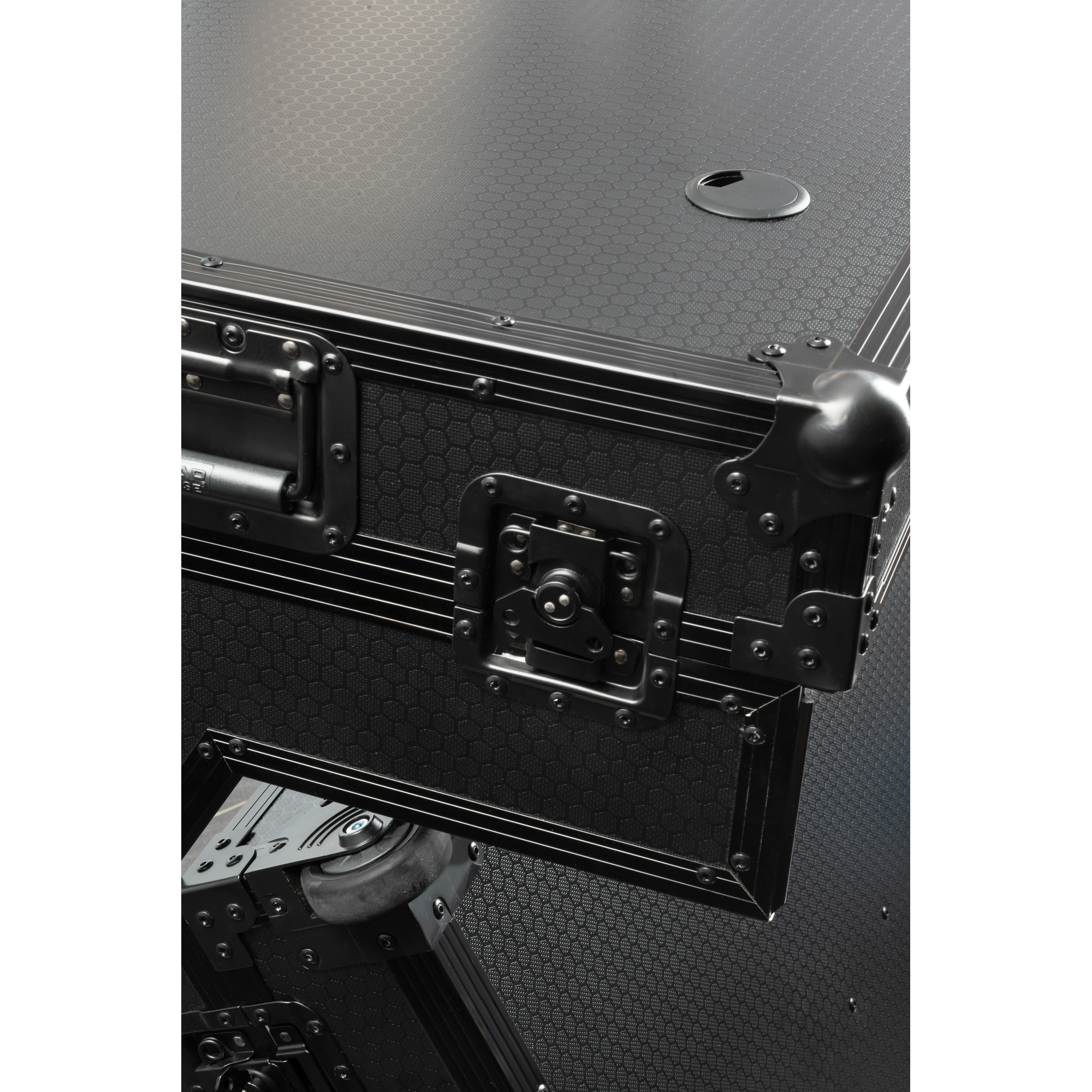 SHOWGEAR Portable Z-Style Table Multi-purpose - Hybrid Flight Case - Black Mehrzweck - Hybrides Flightcase - Schwarz