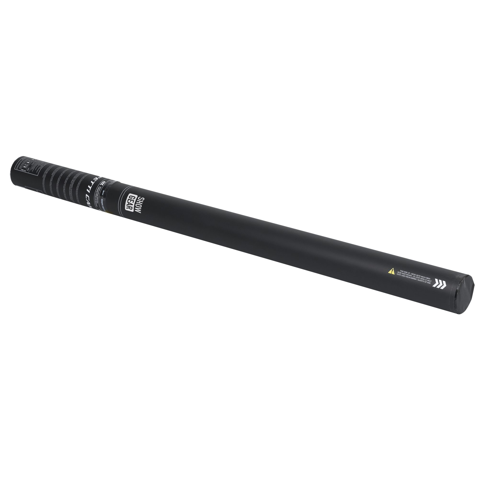 Showgear Handheld Streamer Cannon Pro 80 cm, schwarz, feuerhemmend und biologisch abbaubar