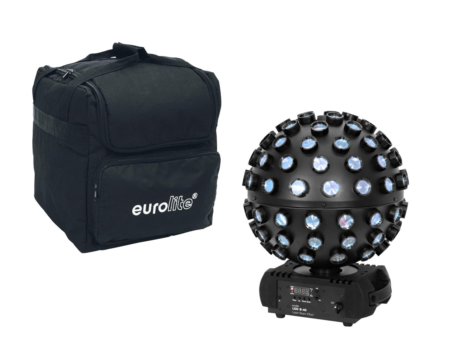 EUROLITE Set LED B-40 Laser Strahleneffekt + Soft-Bag EUROLITE Set LED B-40 Laser Strahleneffekt + Soft-Bag