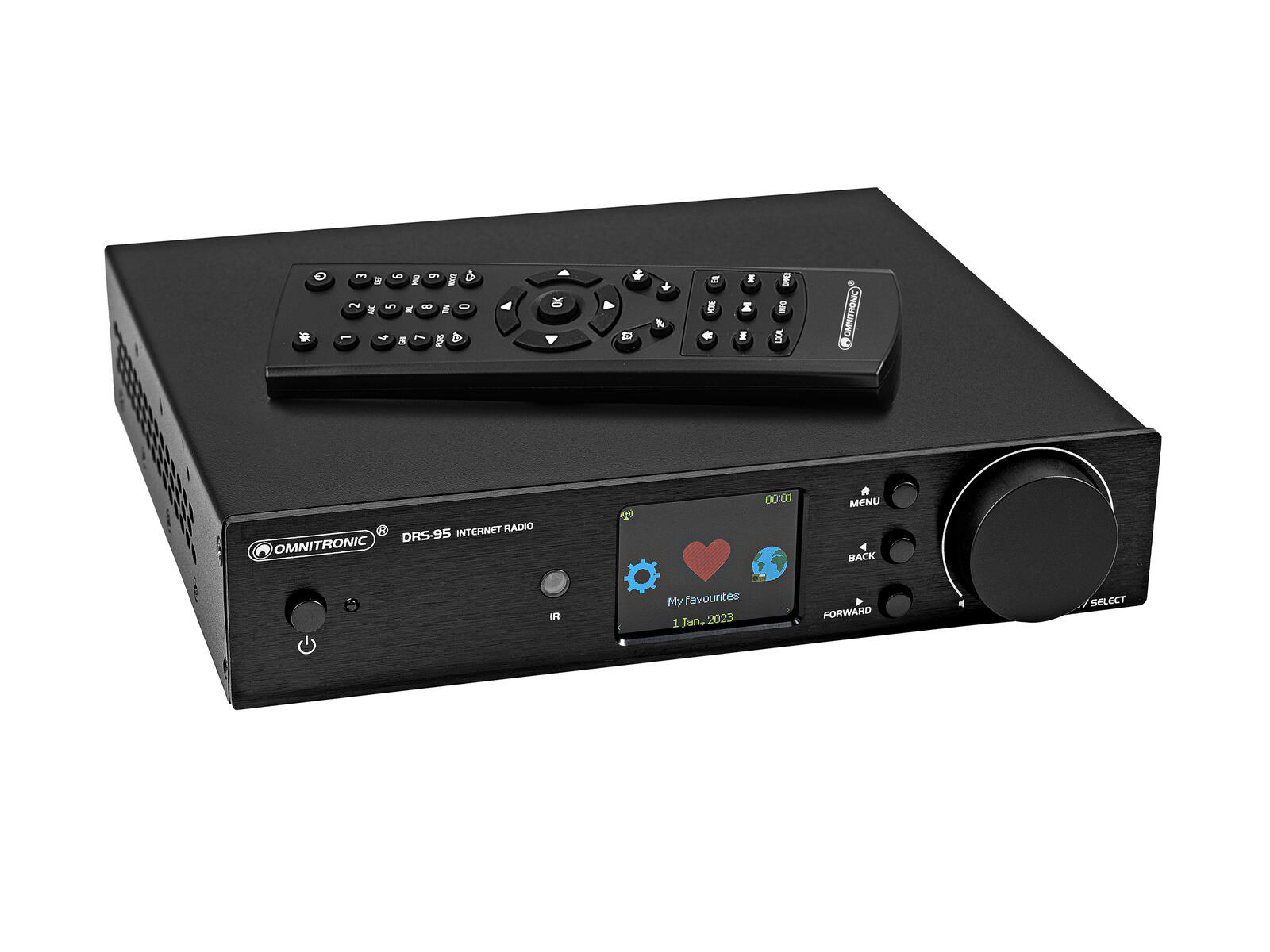 OMNITRONIC DRS-95 Internetradio mit DAB+ und Bluetooth OMNITRONIC DRS-95 Internetradio mit DAB+ und Bluetooth