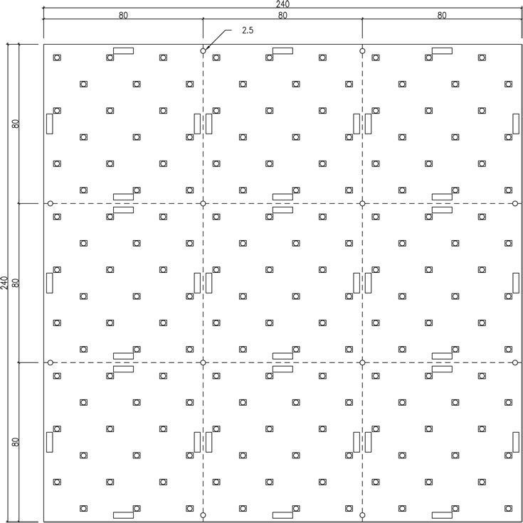 Modular Panel Flex 240x240 mm, 24 W, RGB, Weiß