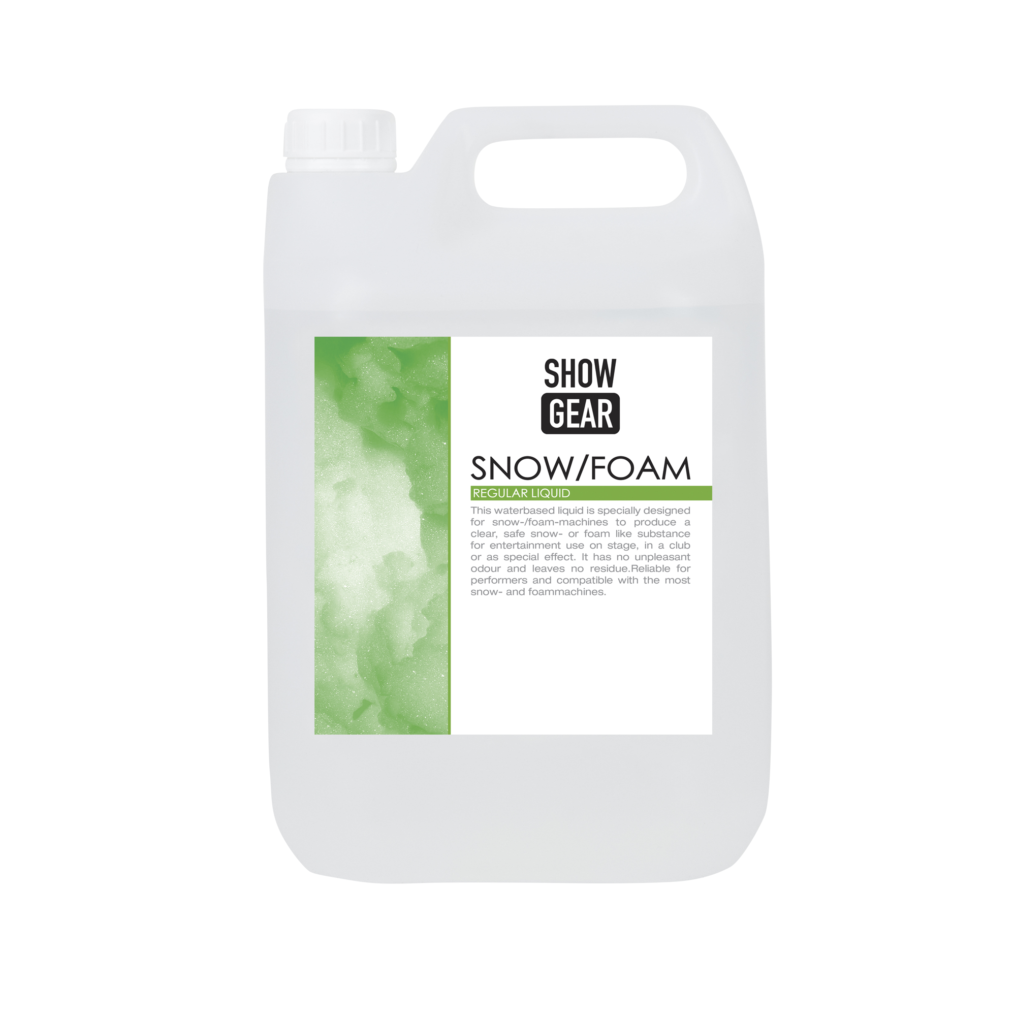 SHOWGEAR Snow/Foam Liquid 5 litre 5 litre - ready to use 5 Liter - gebrauchsfertig SHOWGEAR Snow/Foam Liquid 5 litre 5 litre - ready to use 5 Liter - gebrauchsfertig