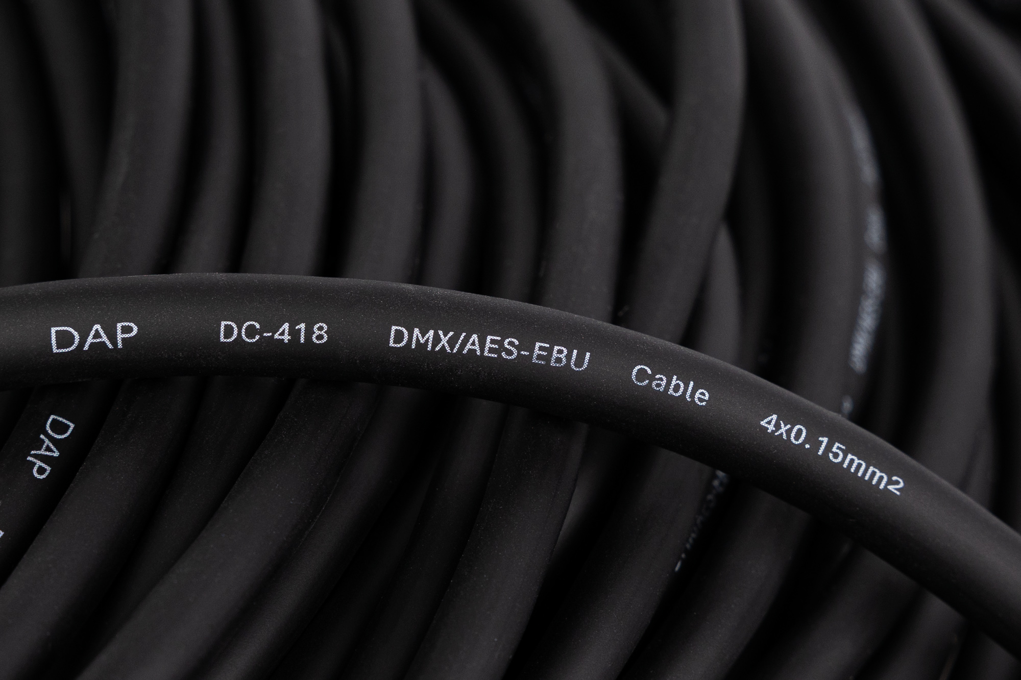 DAP FLN85 Quad DMX & AES/EBU Cable Neutrik NC5-BAG Series 1.5 m 1,5 m - versilbert