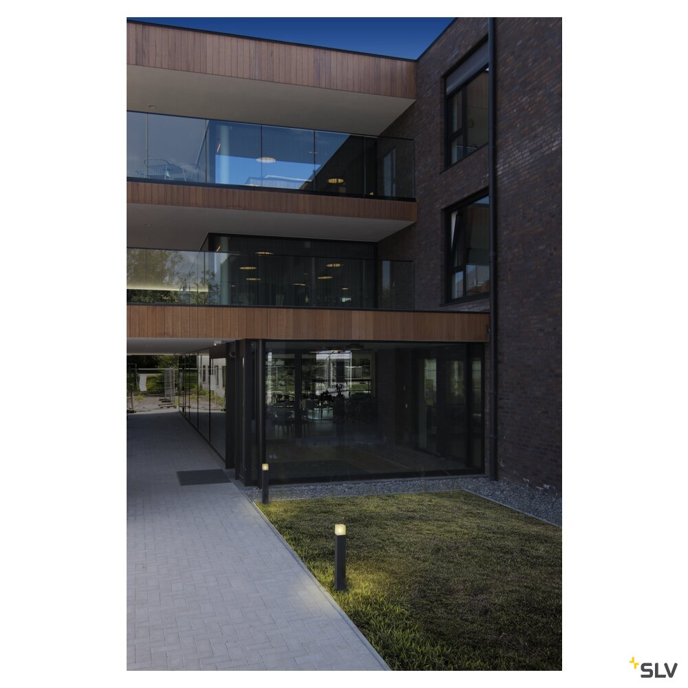 GRAFIT Stehleuchte, SL 60, anthrazit / weiss, E27 ESL, max. 11W, IP44 GRAFIT Stehleuchte, SL 60, anthrazit / weiss, E27 ESL, max. 11W, IP44