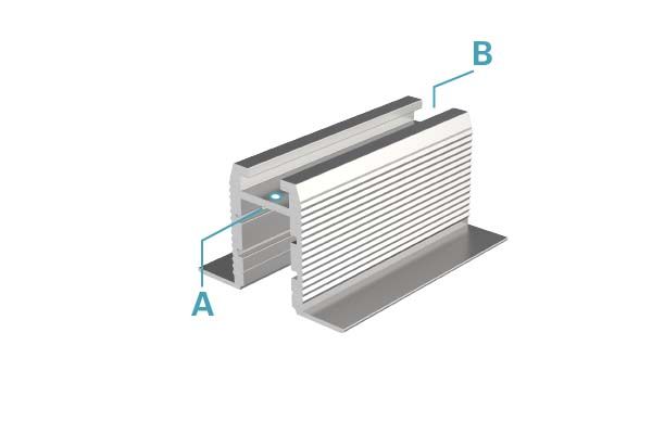 Trockenbau-Profil, Wand-Decke ET-03-10, 2,5m, Silber Trockenbau-Profil, Wand-Decke ET-03-10, 2,5m, Silber