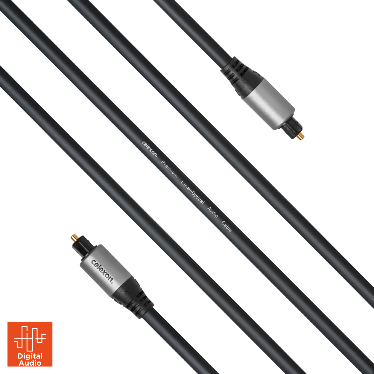 celexon Toslink Optisches Audiokabel 10,0m - Professional Line