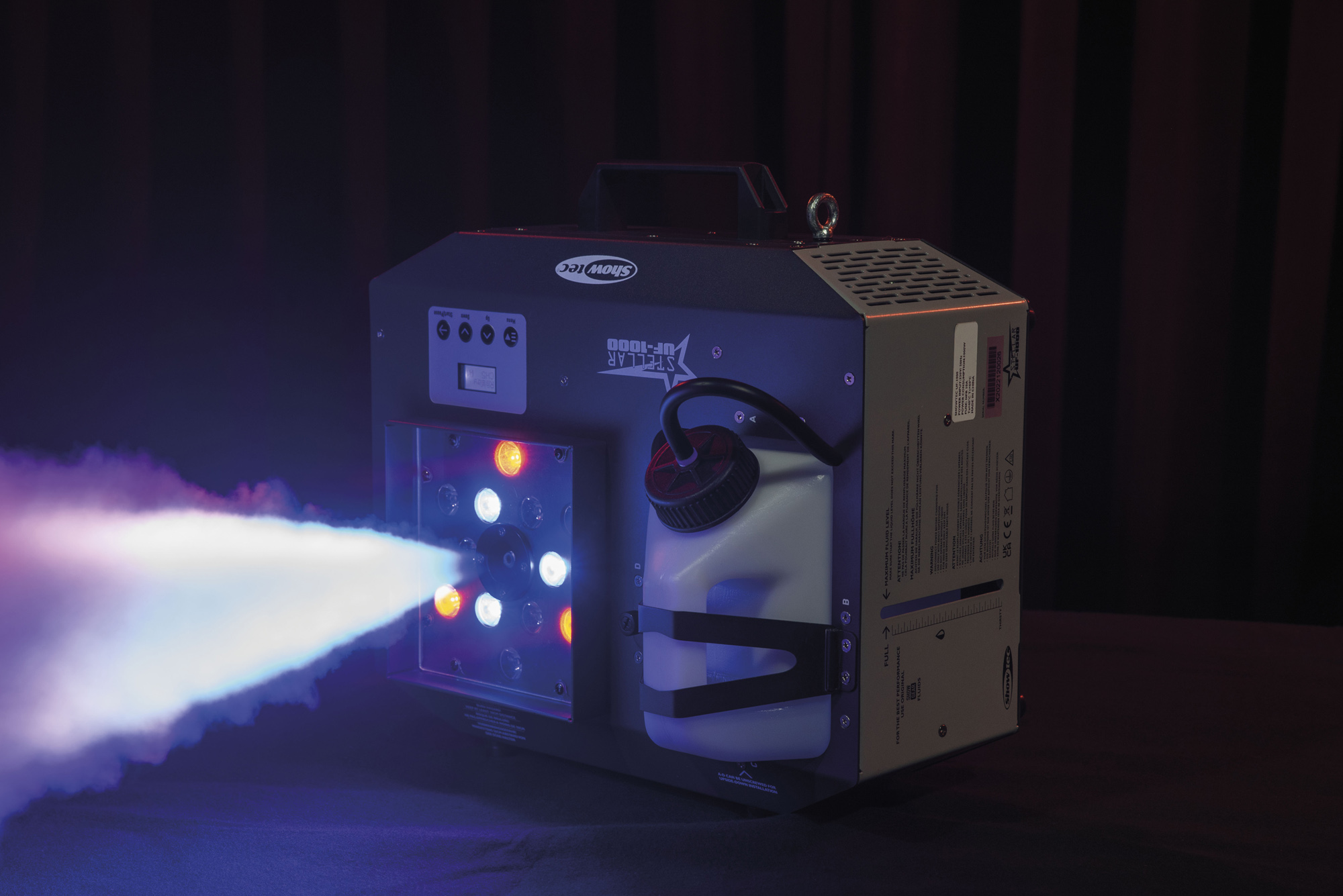SHOWTEC Stellar UF-1000 Upright Fogger 1000 W Nebelmaschine für vertikale Nebelfahnen SHOWTEC Stellar UF-1000 Upright Fogger 1000 W Nebelmaschine für vertikale Nebelfahnen