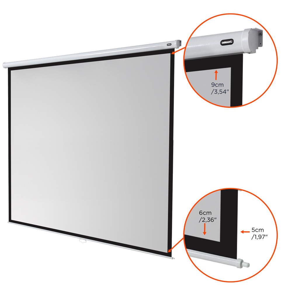 celexon Leinwand Rollo Economy 280 x 280 cm - 156" celexon Leinwand Rollo Economy 280 x 280 cm - 156"