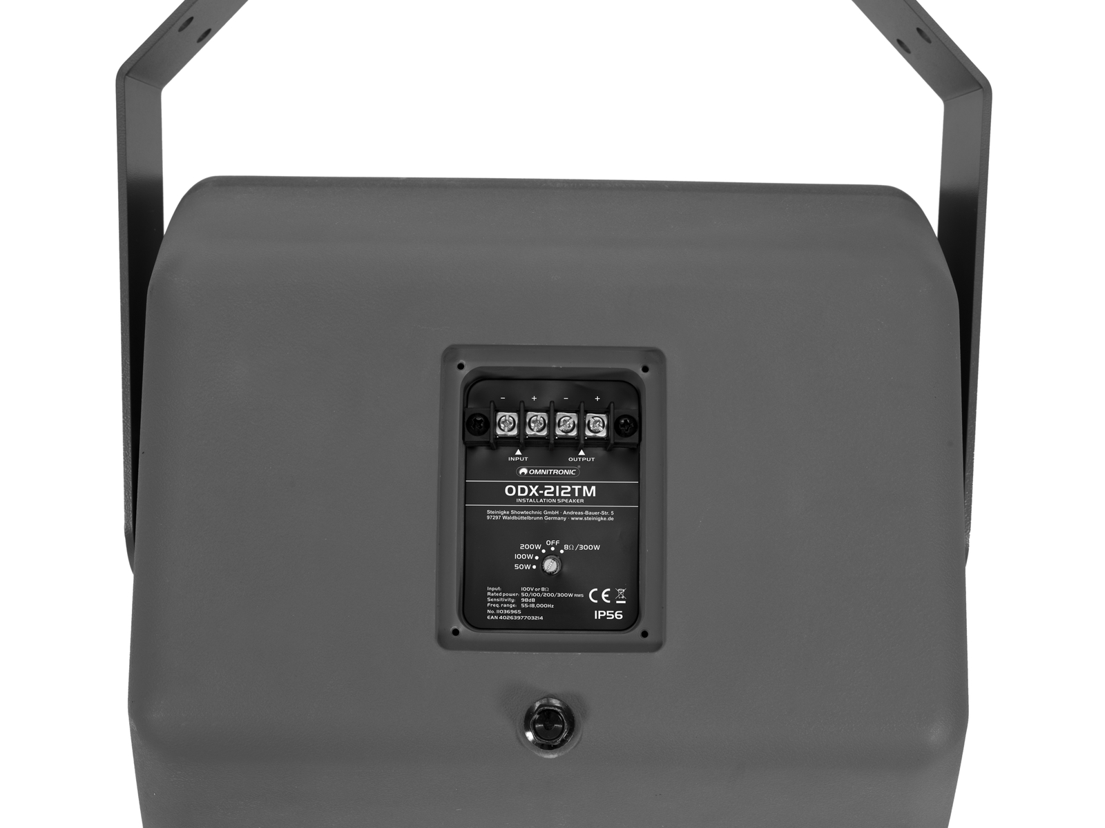 OMNITRONIC ODX-212TM Installationslautsprecher 100V dunkelgrau OMNITRONIC ODX-212TM Installationslautsprecher 100V dunkelgrau