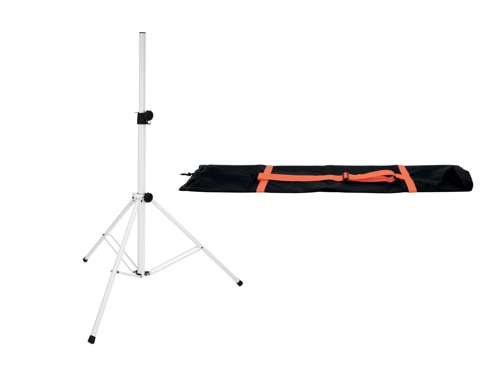OMNITRONIC Set BS-2 EU Boxenhochständer weiß + Tragetasche OMNITRONIC Set BS-2 EU Boxenhochständer weiß + Tragetasche