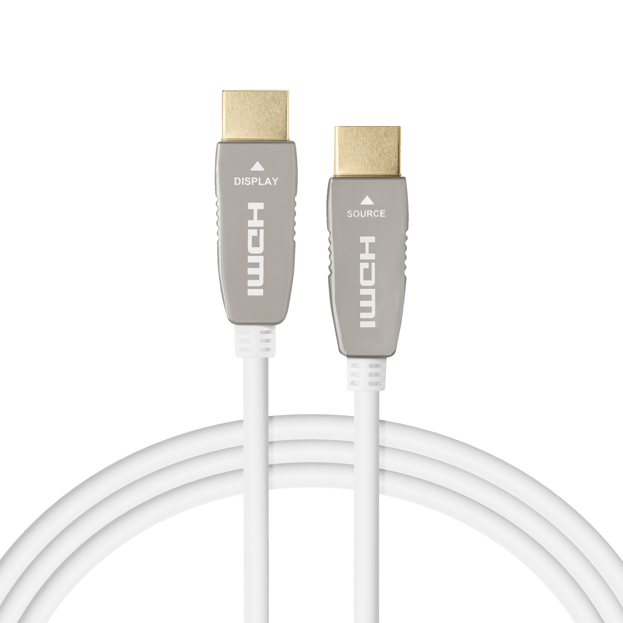 celexon UHD Optical Fibre HDMI 8K 48Gbps Active Kabel 50m, weiß