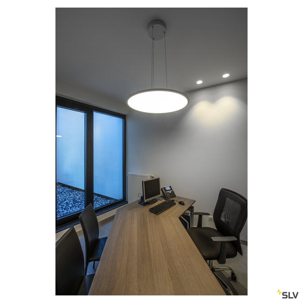 PANEL 60 DALI Indoor LED Pendelleuchten rund grau 4000K