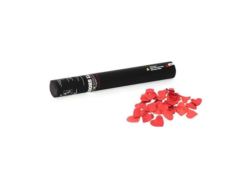 TCM FX Konfetti-Shooter 50cm, rote Herzen TCM FX Konfetti-Shooter 50cm, rote Herzen