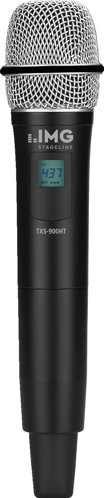 IMG STAGELINE TXS-900HT Handmikrofon mit integriertem Multi-Frequenz-Sender, 823-832 MHz + 863-865 MHz IMG STAGELINE TXS-900HT Handmikrofon mit integriertem Multi-Frequenz-Sender, 823-832 MHz + 863-865 MHz