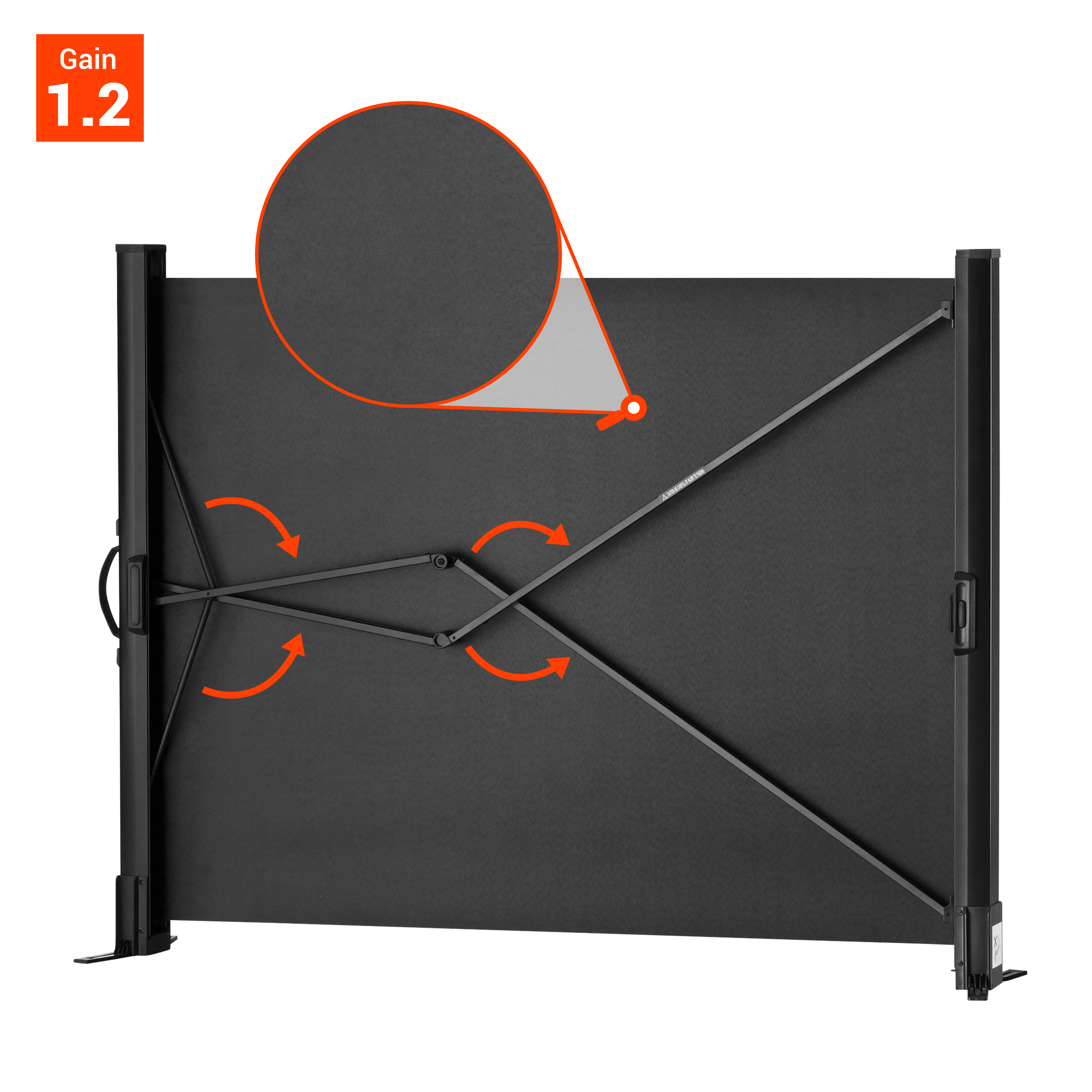 celexon Tischleinwand Mobil Professional 102 x 76cm