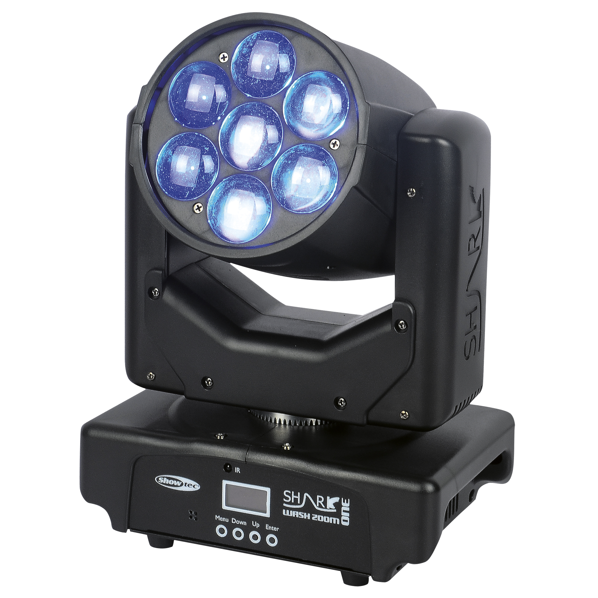 SHOWTEC Shark Wash Zoom One 7x 15 W RGBW LED Wash Moving Head 7x 15 W RGBW LED- Wash Moving head