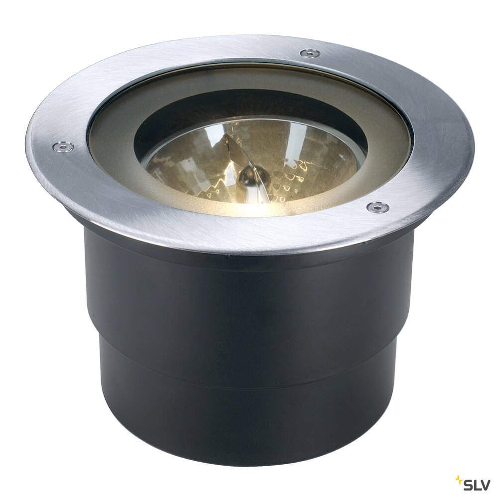 ADJUST QRB111 Bodeneinbau- leuchte, rund, Edelstahl 304, max. 50W, IP67