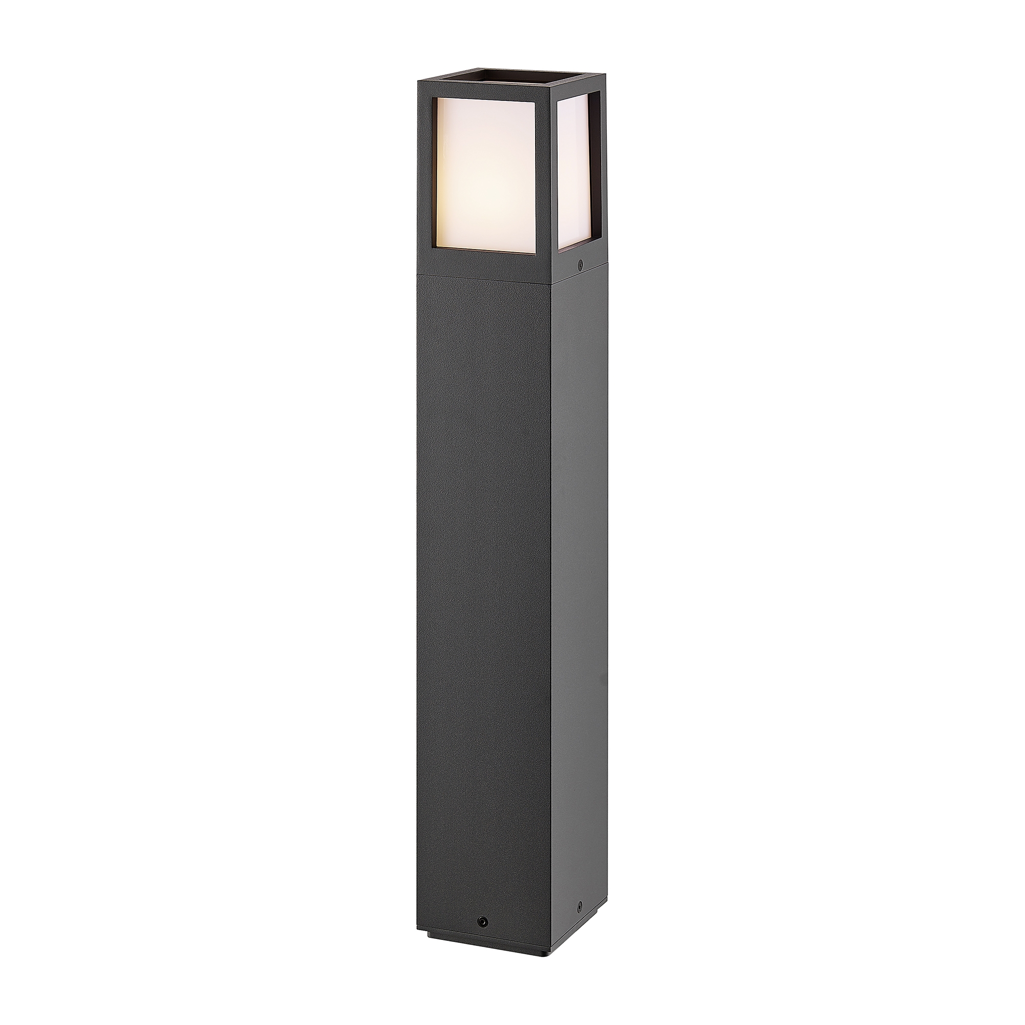 Facado 2 Square opal 650mm, 1x max 20 W, E27, Dunkelgrau