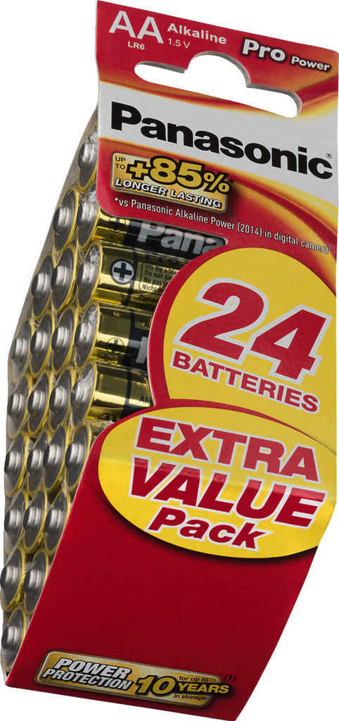 MONACOR LR-6/24 Alkaline-Mignon-Batterien (AA), PANASONIC