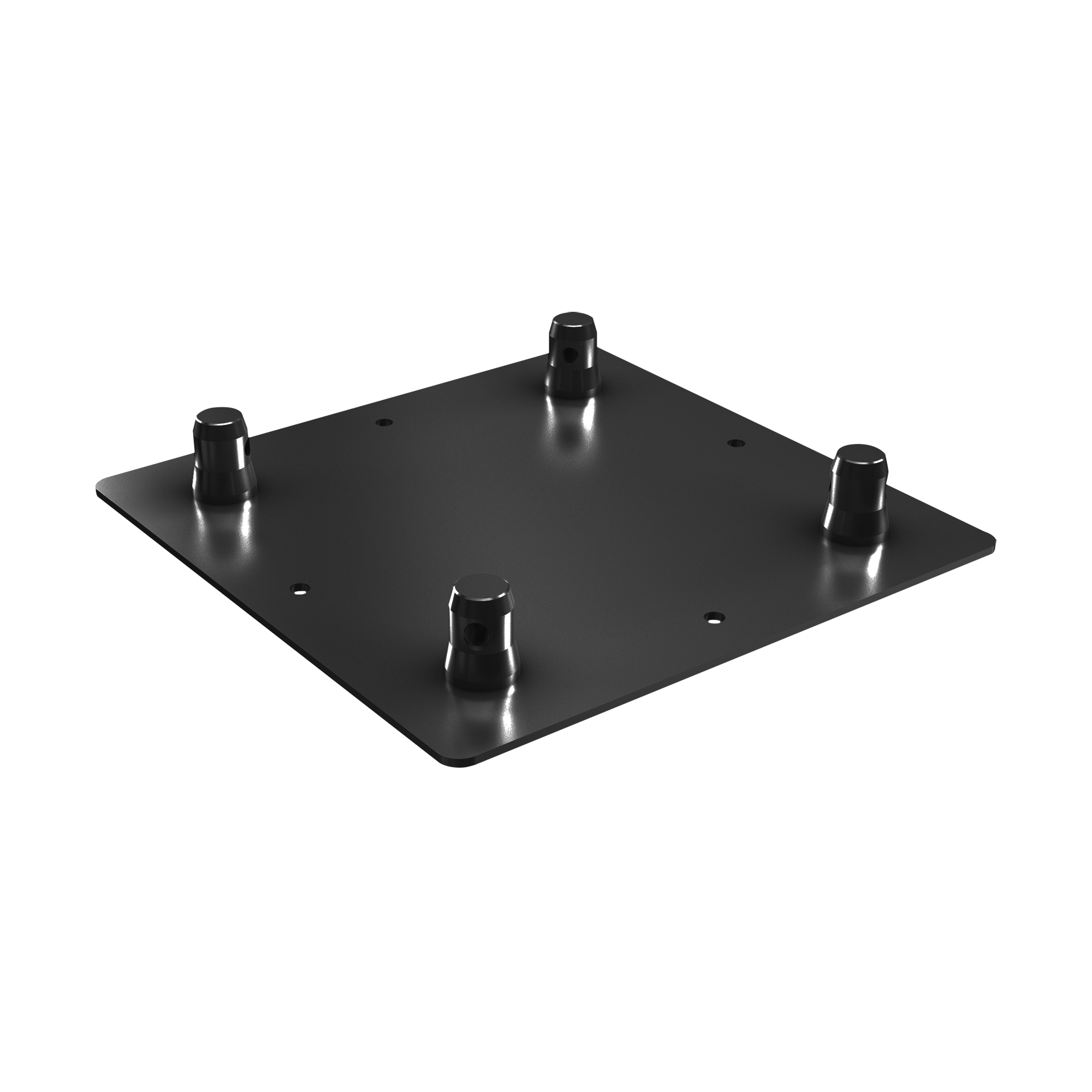 MILOS Pro-30 Square F Truss - Square Base Plate Male FWPQC - black - F FWPQC - schwarz - F MILOS Pro-30 Square F Truss - Square Base Plate Male FWPQC - black - F FWPQC - schwarz - F