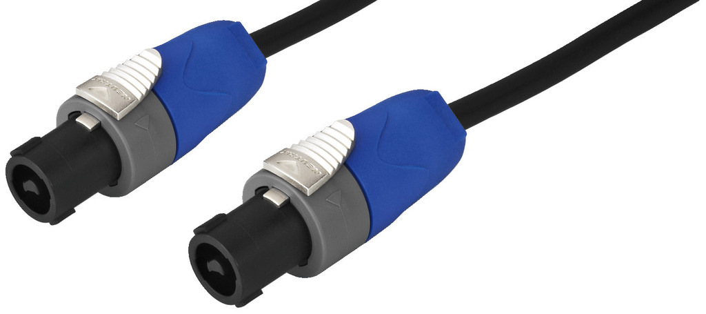MONACOR MSCA-510/SW Lautsprecherkabel, 10 m, 2-Pol-NEUTRIK-SPEAKON-Stecker