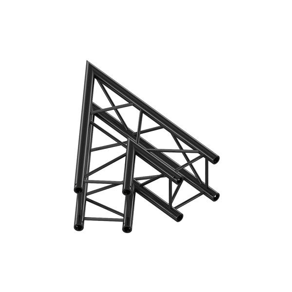 MILOS Pro-30 Square G Truss - Corner - Heavy Duty QCVU19 - 45° corner - heavy duty - black - G