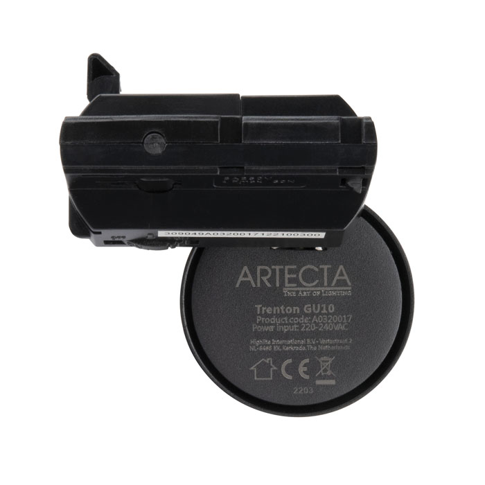 ARTECTA Trenton GU10 Track Light Schwarz - 1-Phase ARTECTA Trenton GU10 Track Light Schwarz - 1-Phase