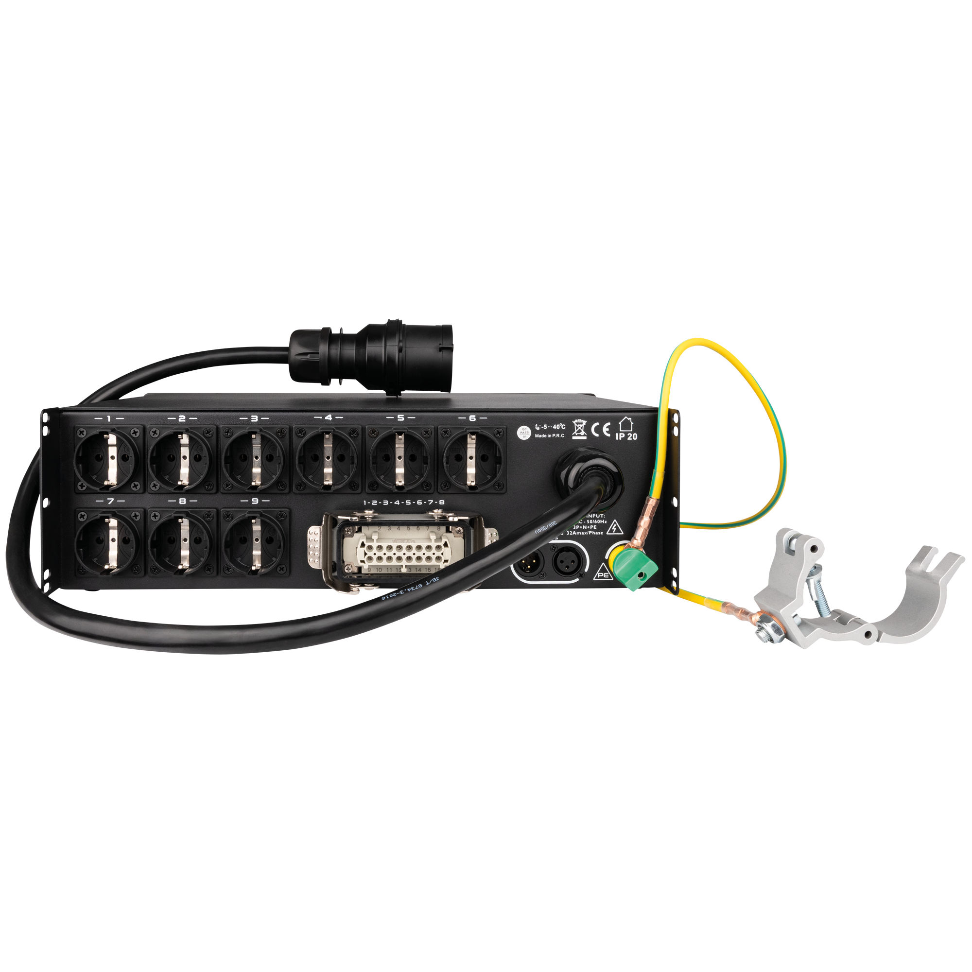 SHOWGEAR PowerCore Grounding Cable 5.0 m, 25 mm², M10 eyelets 5,0 m, 25 mm², M10-Ösen