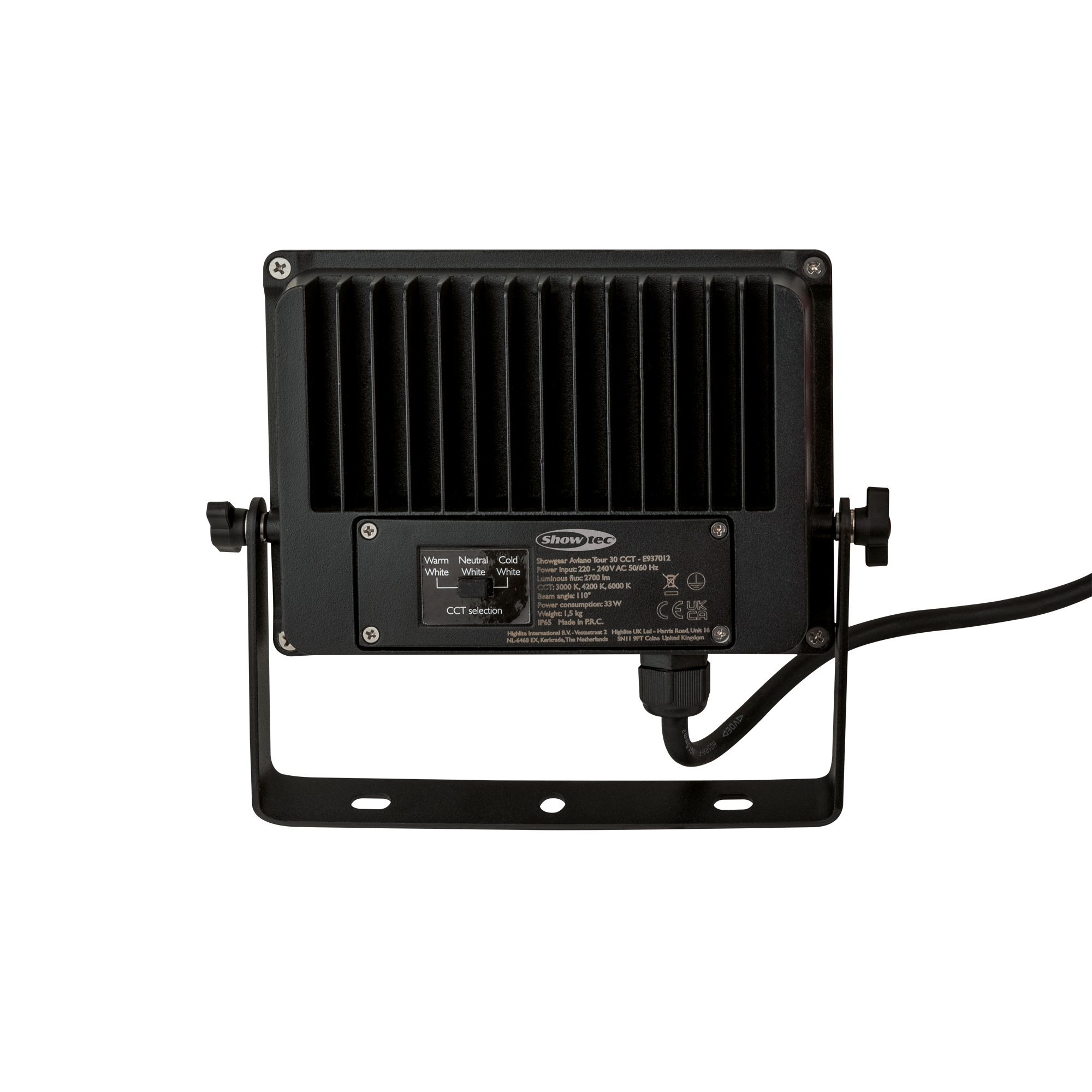 SHOWTEC Aviano Tour 30W CCT LED-Fluter mit einstellbare Farbtemperatur SHOWTEC Aviano Tour 30W CCT LED-Fluter mit einstellbare Farbtemperatur