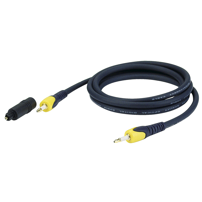 DAP FOP02 - Miniplug to Miniplug Black 1,5 m