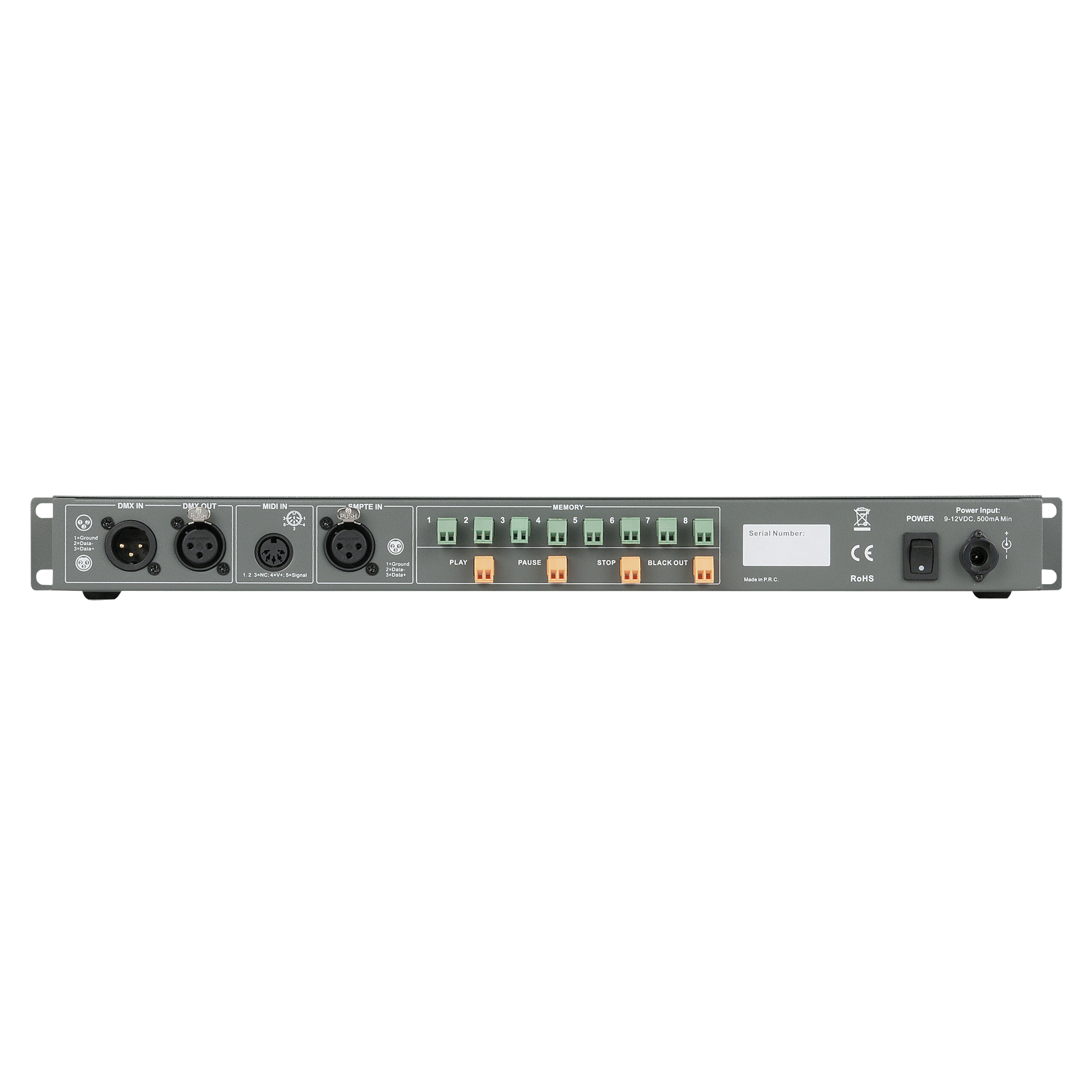 SHOWTEC DR Pro Rack DMX Recorder DMX-Recorder