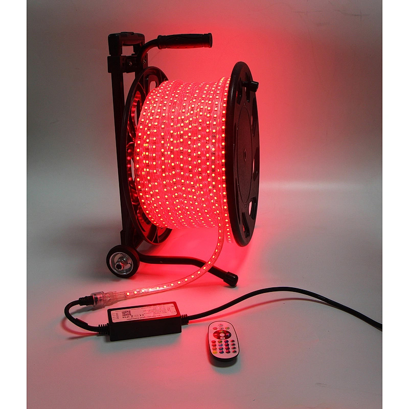LED Strip Rolle 50m RGB 230V IP65 mit Controller LED Strip Rolle 50m RGB 230V IP65 mit Controller