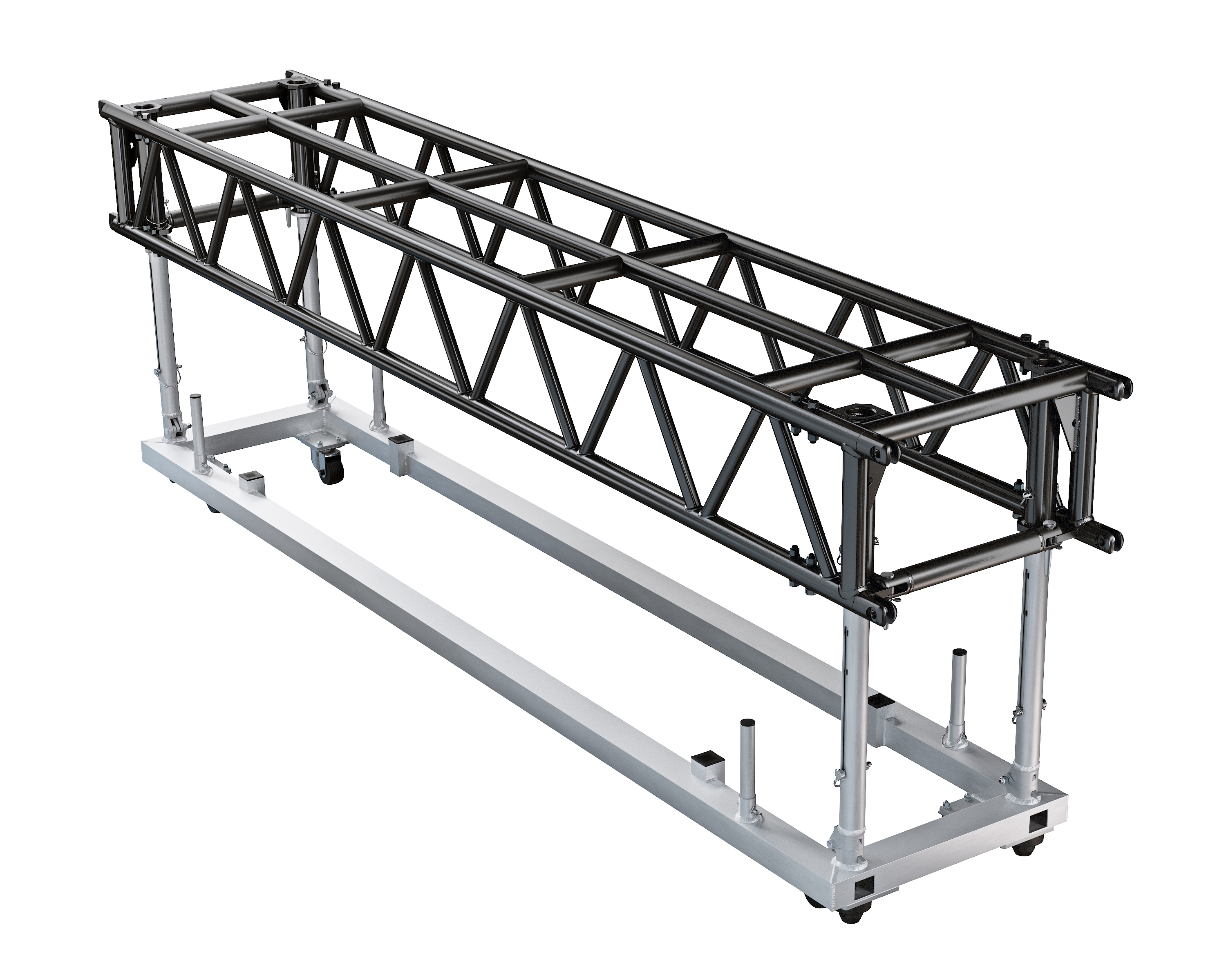 PreRig Truss 3200 stage black Set incl. Dolly PreRig Truss 3200 stage black Set incl. Dolly