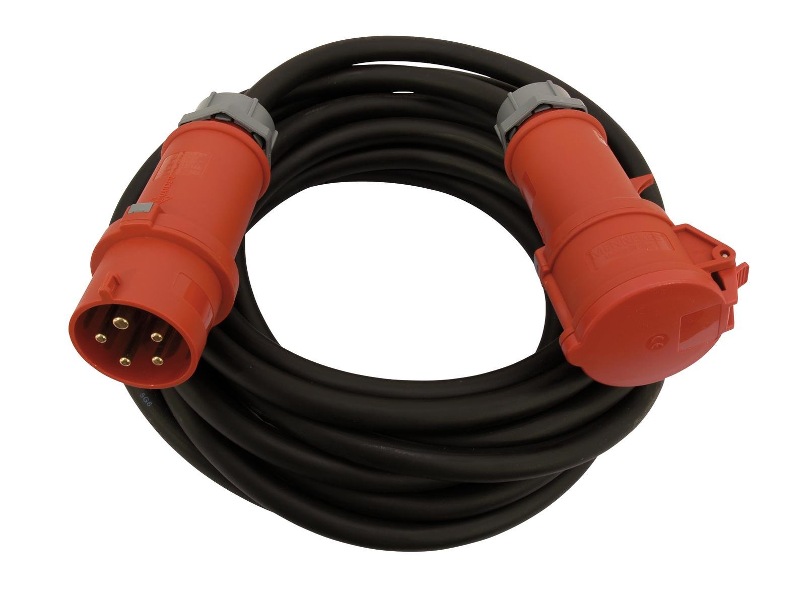 PSSO CEE Verlängerung 32A 5x6 10m rot PSSO CEE Verlängerung 32A 5x6 10m rot