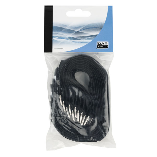 SHOWGEAR Hook and Loop Fastener 300 x 20 mm - Schwarz - 10er Set SHOWGEAR Hook and Loop Fastener 300 x 20 mm - Schwarz - 10er Set
