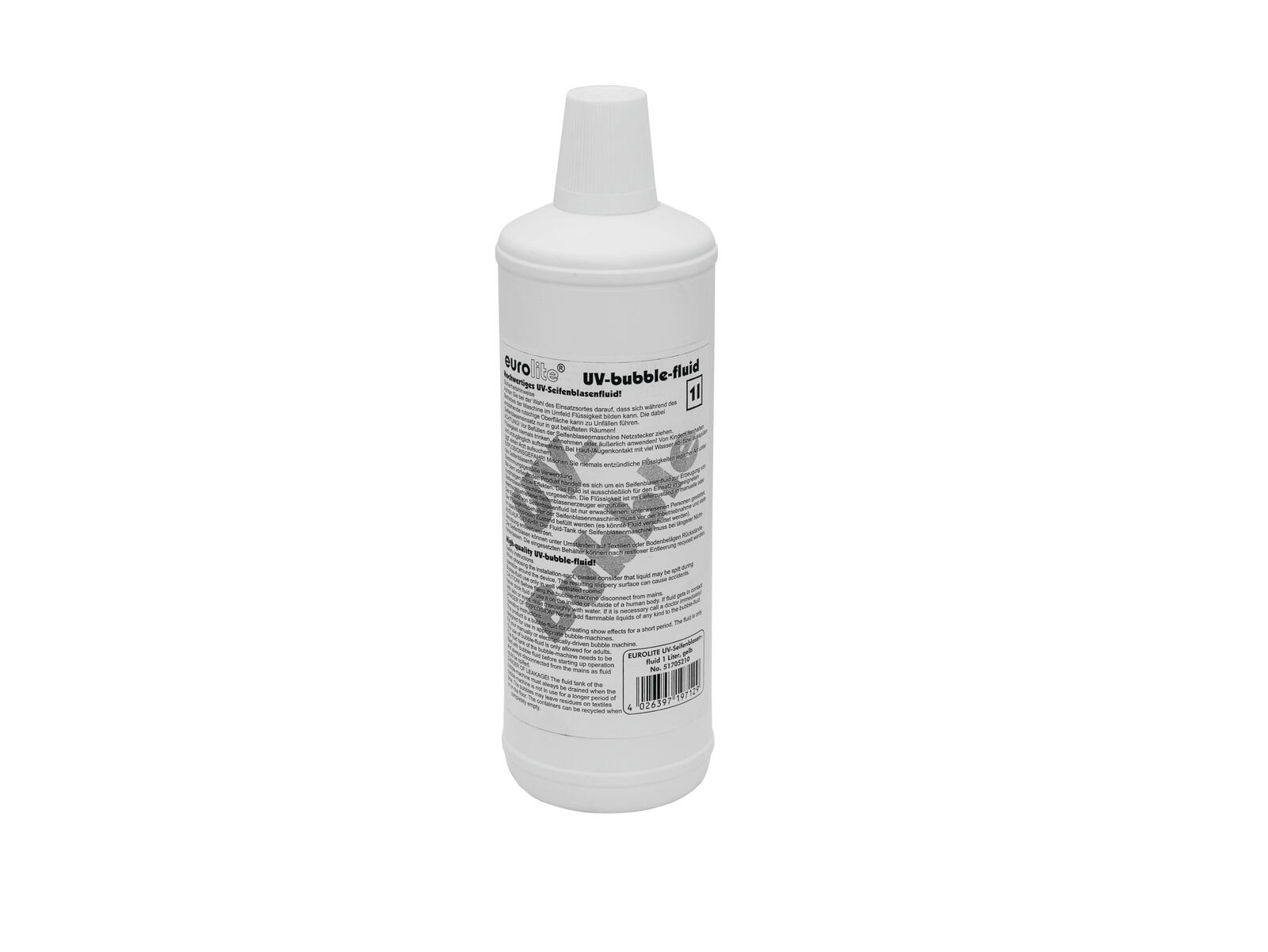 EUROLITE UV-Seifenblasenfluid 1l gelb EUROLITE UV-Seifenblasenfluid 1l gelb