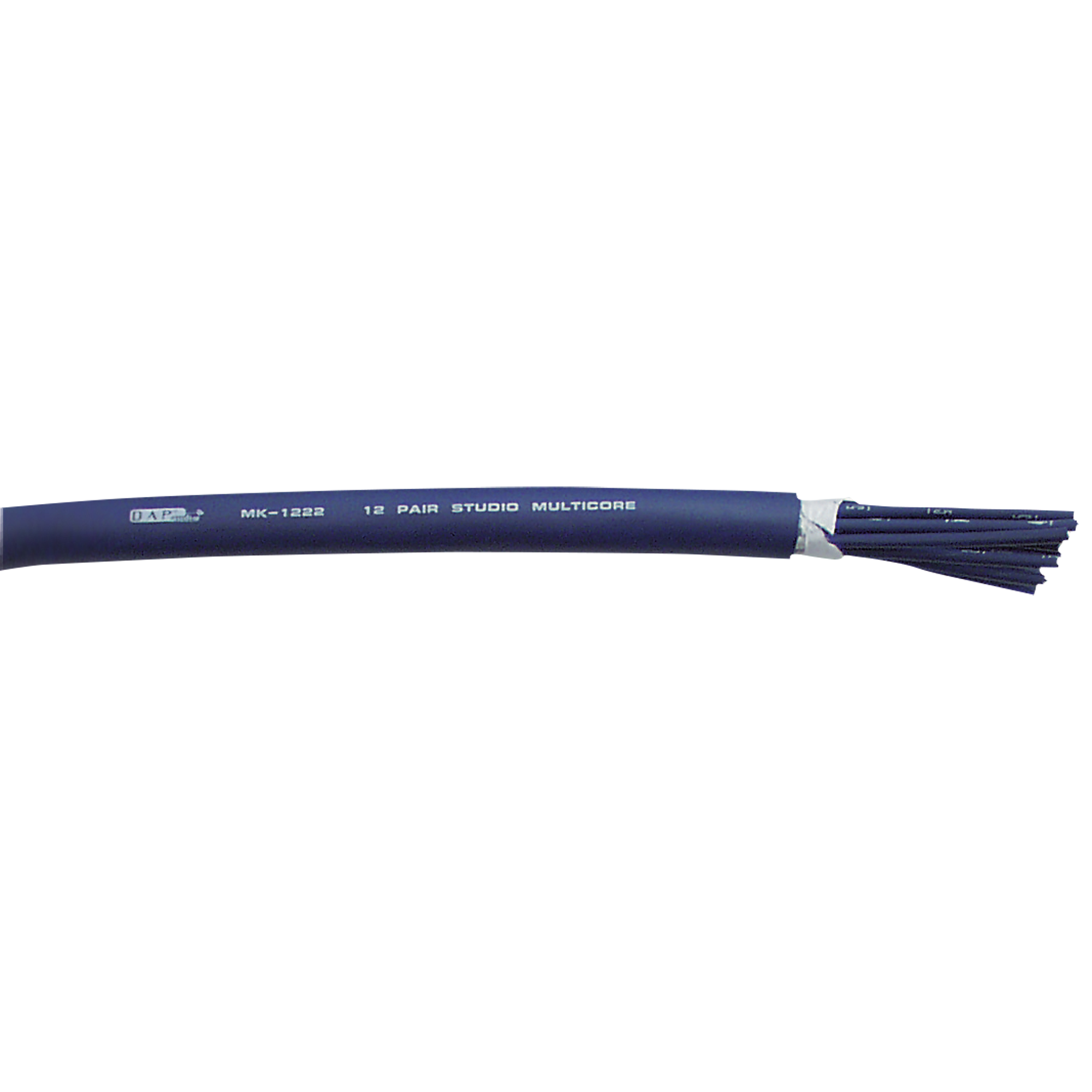 DAP MK-1222 Dark Blue Studio Multicore 12-paariges Kabel - blau - Preis pro Meter