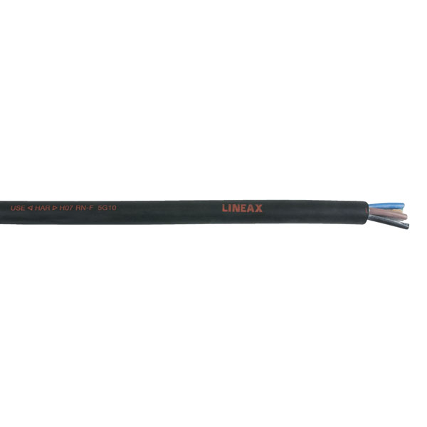 Lineax Lineax Neoprene Cable, Black pro m/5 x 10 mm2