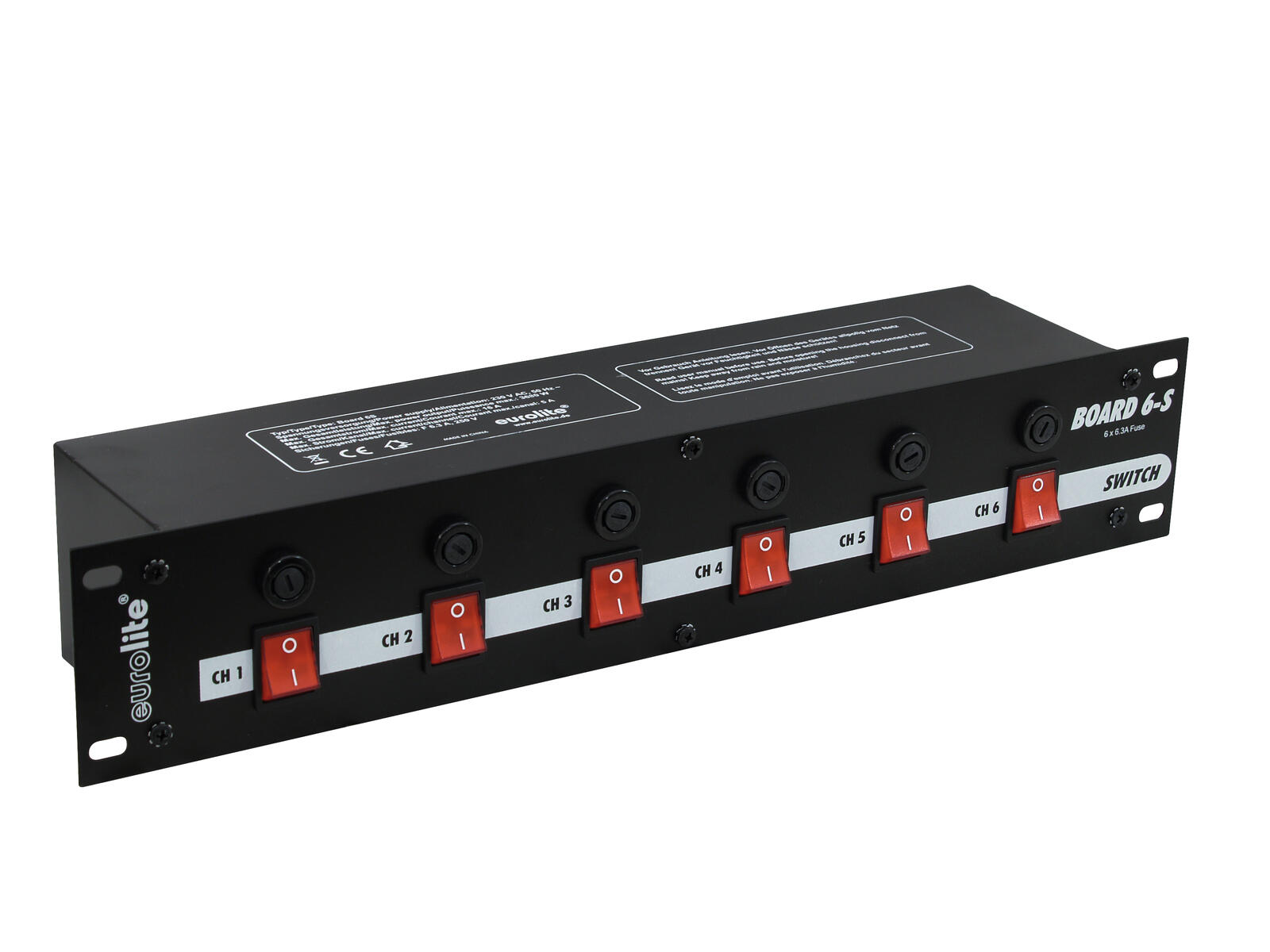 EUROLITE Board 6-S mit 6x Schutzkontakt EUROLITE Board 6-S mit 6x Schutzkontakt