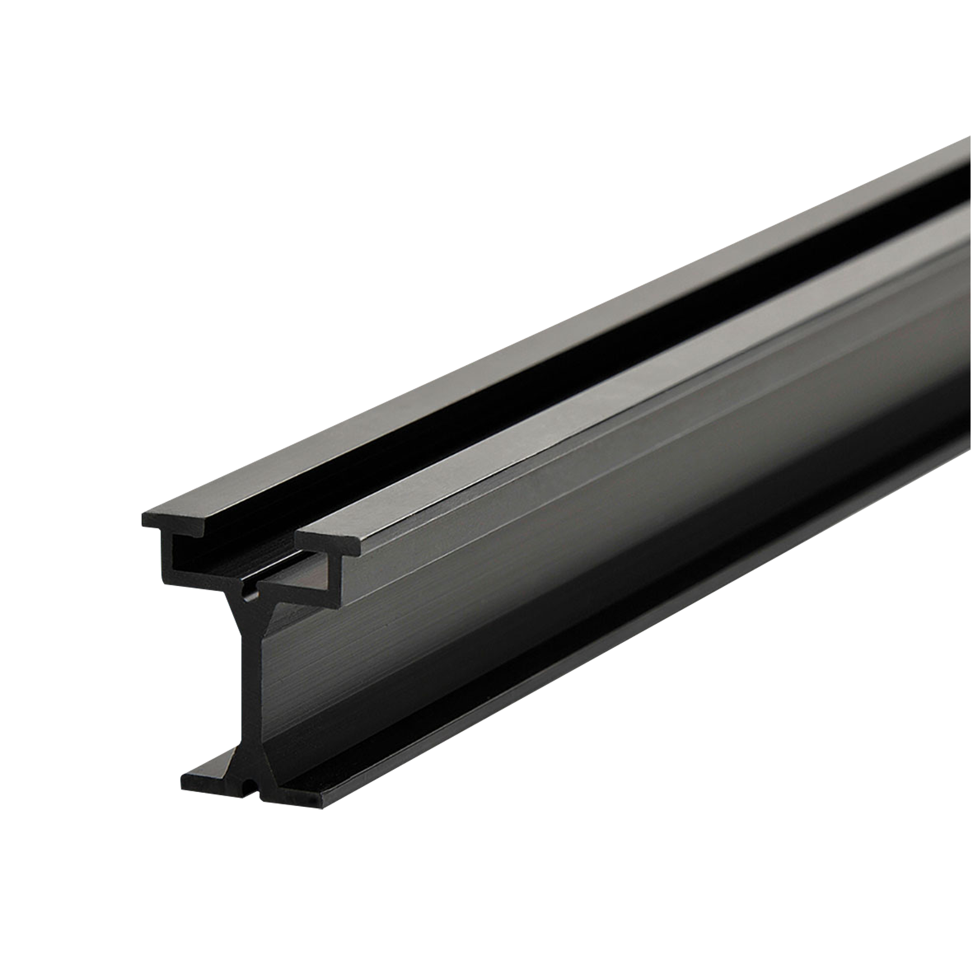 Wentex Eurotrack - Rail, Black 500 cm length - black (anodised)