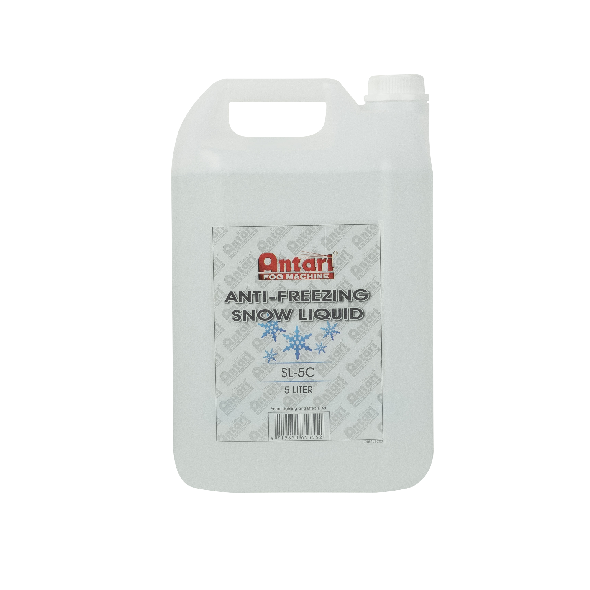 ANTARI SL-5C - Anti Freezing Snow Liquid 5 litre - ready to use 5 Liter - gebrauchsfertig ANTARI SL-5C - Anti Freezing Snow Liquid 5 litre - ready to use 5 Liter - gebrauchsfertig