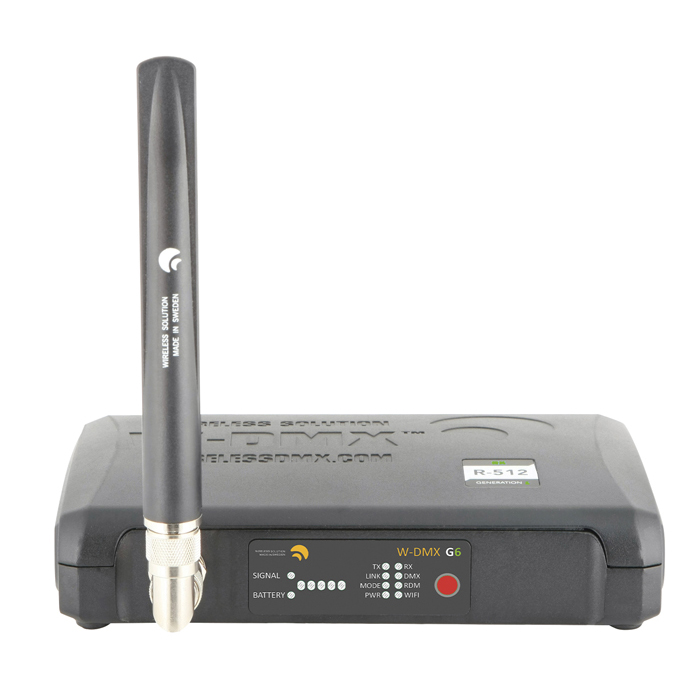 Wireless solution BlackBox R-512 G6 Receiver Drahtloser DMX, ArtNet & Streaming ACN-Empfänger