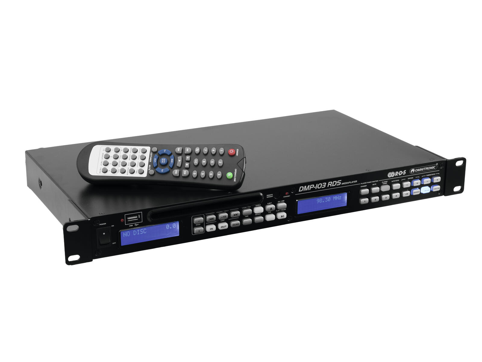 OMNITRONIC DMP-103RDS Mediaplayer OMNITRONIC DMP-103RDS Mediaplayer