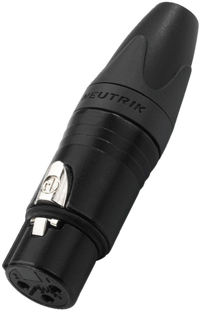 MONACOR NC-3FXXB NEUTRIK-XLR-Kupplung, 3-polig MONACOR NC-3FXXB NEUTRIK-XLR-Kupplung, 3-polig