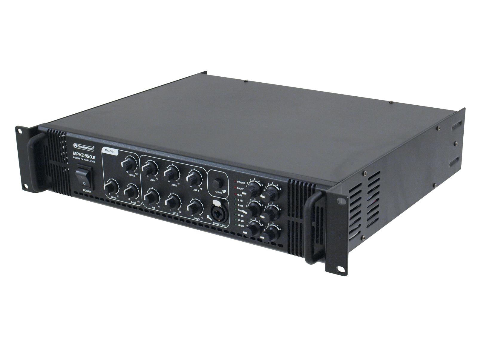 OMNITRONIC MPVZ-350.6 ELA-Mischverstärker OMNITRONIC MPVZ-350.6 ELA-Mischverstärker