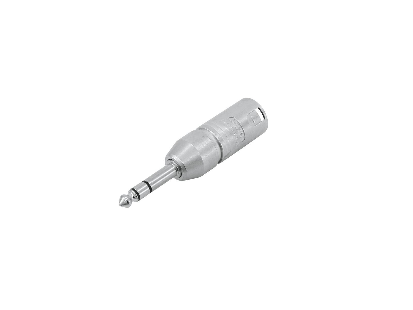 NEUTRIK Adapter XLR(M)/6,35 Klinke stereo NA3MP NEUTRIK Adapter XLR(M)/6,35 Klinke stereo NA3MP